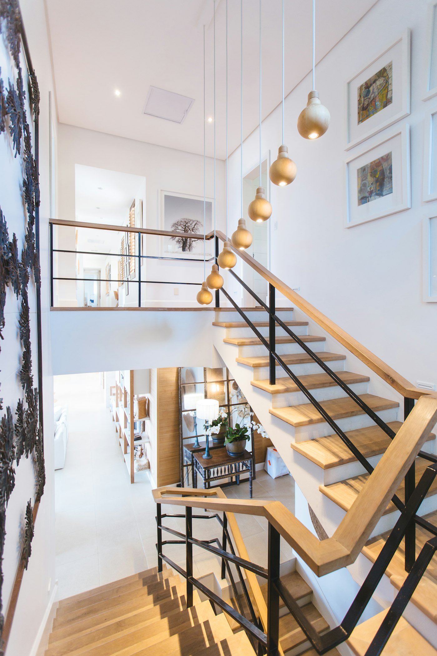 Finished stair and interior detail